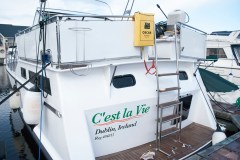 The boat is renamed - C'est la Vie