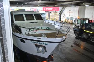 Boat on board P&O Ferry