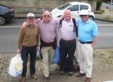 Dover Delivery team before splitting up - note the bags of dirty laundray
