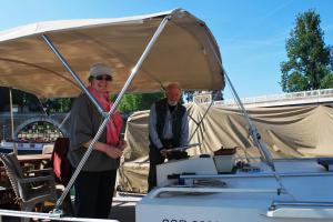 Bill & Genevieve on River Pipet