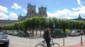 Town square and the church that was not bombed