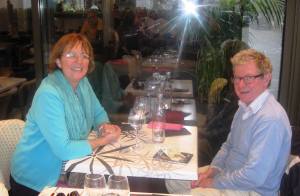 Well deserved dinner out!