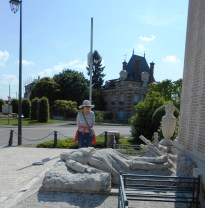 The War memorial in Chateau Thierry
