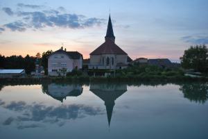 View from the boat before we went for dinner