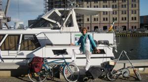 Back with the Shopping both bikes fully loaded