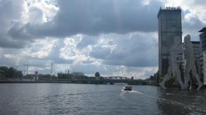 The Spree River leaving Berlin