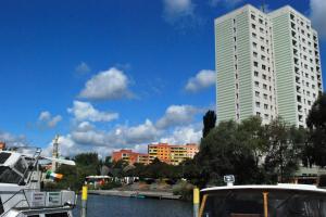 Sky line full of high rise apartments