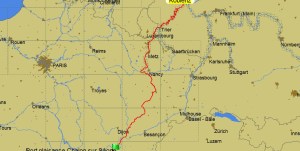 Our route the past couple of weeks