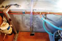 sight glass on boat diesel tank- now we know how much diesel we have