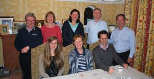 l/r Adrian, Fiona,Liz, Dennis & Richard F/R Michelle, Nuala, Mike- Eric kindly took photo