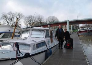 Peter and Dorothee packed to go home