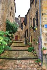 Typical narrow street in Sarlat