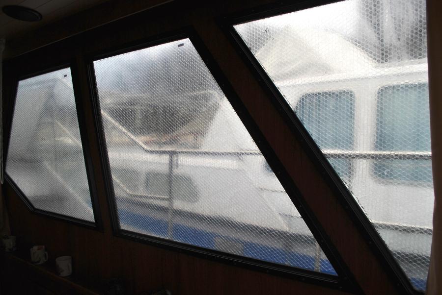 Bubble wrapped windows