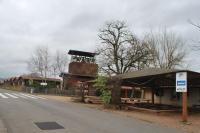 Taizé bell tower and buildings