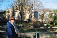 Lyon Zoo with tigers in the backround