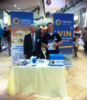 Adrian working at a Topaz Promotional Stand