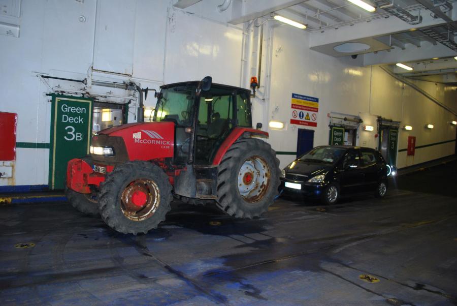 Second tow off the Ferry at Rosslare