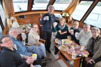 Home made soup- wine before and after