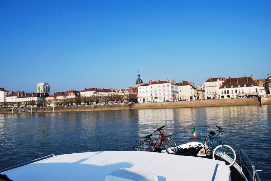 Final view of Chalon sur Saone as we go