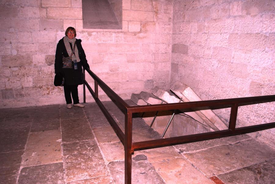 Where the Pope's used to hide their money under the flagged floors