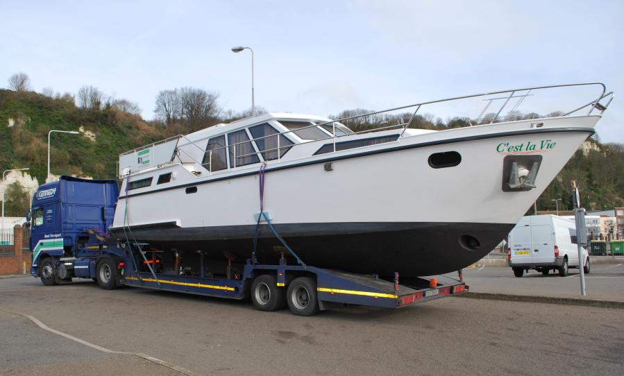 The boat arrives in Dover England at the start of the Gap Year